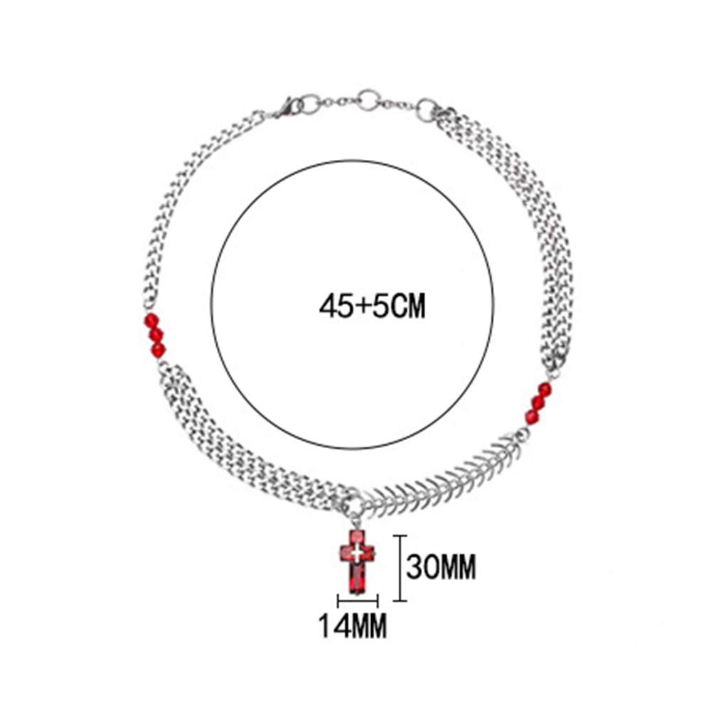 链长45cmx尾链5cmx吊坠长度30mmx吊坠宽度14mm